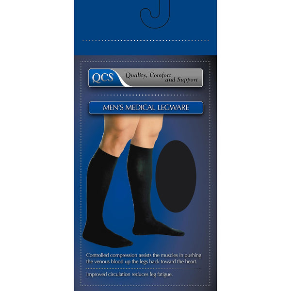 Loving Comfort® Compression Socks Knee High X-Large Black Closed Toe (696882_PR) 2/PR