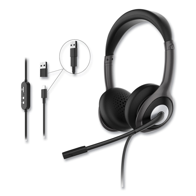 Morpheus 360 HS5600SU Connect USB Stereo Headset with Boom Microphone (MHSHS5600SU) Each