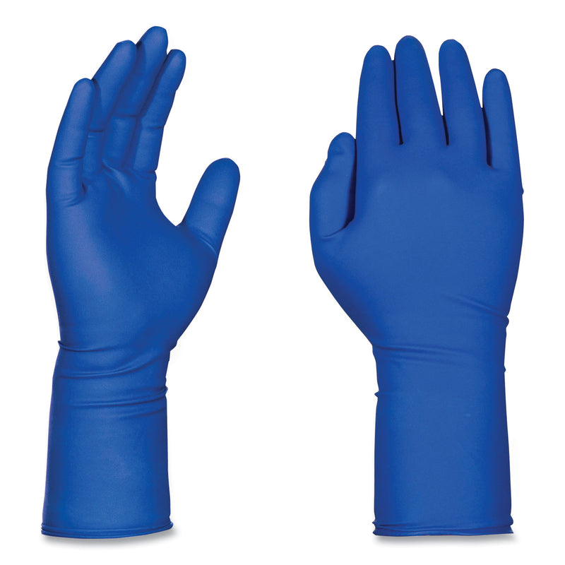 GloveWorks® by AMMEX® Latex Exam Gloves, Powder-Free, X-Large, Blue, 50 Gloves/Box, 10 Boxes/Carton (AXCGPLHD88100) Case of 500