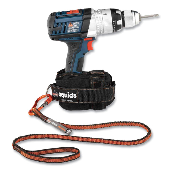 ergodyne® Squids 3191 Power Tool Tethering Kit, 10 lb Max Working Capacity, 38" Long, Orange/Gray (EGO19661) Each