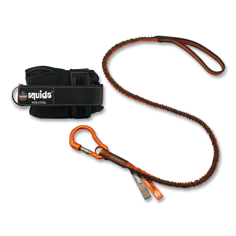 ergodyne® Squids 3191 Power Tool Tethering Kit, 10 lb Max Working Capacity, 38" Long, Orange/Gray (EGO19661) Each