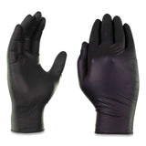 GloveWorks® by AMMEX® Industrial Nitrile Gloves, Powder-Free, Large, 5 mil Thick, 9.5" Long, Black, 100/Box, 10 Boxes/Carton (AXCGPNB46100) Case of 1000