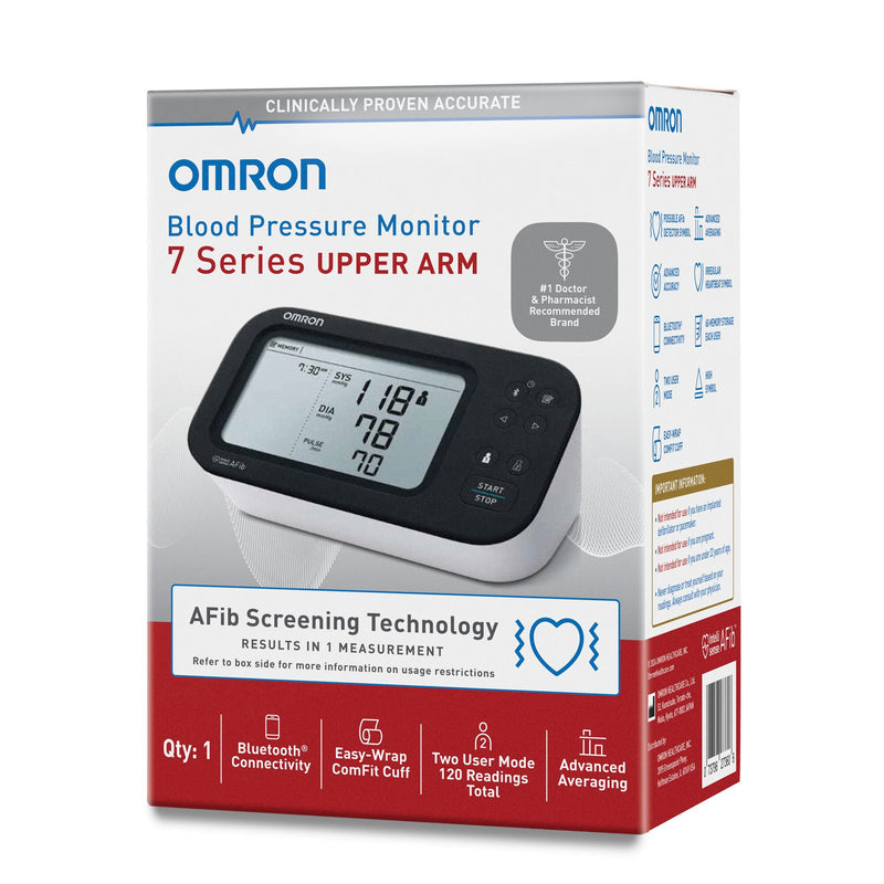 Omron 7 Series® Digital Blood Pressure Monitor Adult Cuff Nylon Cuff 9 to 17 Inch Desk Model (1269742_EA) 1/EA