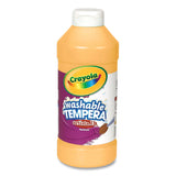 Crayola® Artista II Washable Tempera Paint, Peach, 16 oz Bottle (CYO543115033) Each