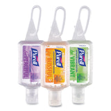 Purell Advanced Hand Sanitizer Gel Infused with Essential Oils, 1 oz Flip Cap Bottle with Display Bowl, Assorted Scents, 25/Carton (GOJ390025CMRME) Case of 25