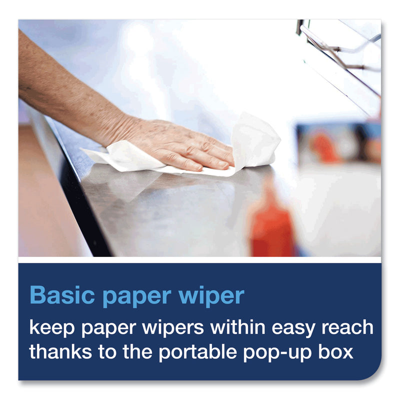 Tork Basic Paper Wiper, 1-Ply, 9 x 10.5, White, 250/Box, 24 Boxes/Carton (TRK192126) Case of 24