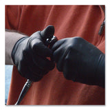 GloveWorks® by AMMEX® Heavy-Duty Industrial Nitrile Gloves, Powder-Free, XX-Large, 6 mil Thick, 9.5" Long, Black, 100/Box, 10 Boxes/Carton (AXCGWBN49100) Case of 1000