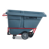 Rubbermaid® Commercial BRUTE DURATILT Frame Tilt Truck, Heavy Duty, 0.5 cu yd, 1,400 lb Capacity, Rotomolded Resin/Leakproof Polyethylene, Gray (RCP2192465) Each