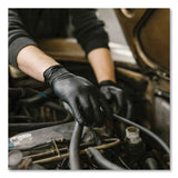 GloveWorks® by AMMEX® Industrial Nitrile Gloves, Powder-Free, Small, 5 mil (Palm), 6 mil (Fingers), 9.5" Long, Black, 100/Box, 10 Boxes/Carton (AXCGPNB42100CT) Case of 1000