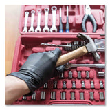 GloveWorks® by AMMEX® Industrial Nitrile Gloves, Powder-Free, XX-Large, 5 mil Thick, 9.5" Long, Black, 100/Box, 10 Boxes/Carton (AXCGPNB49100) Case of 1000