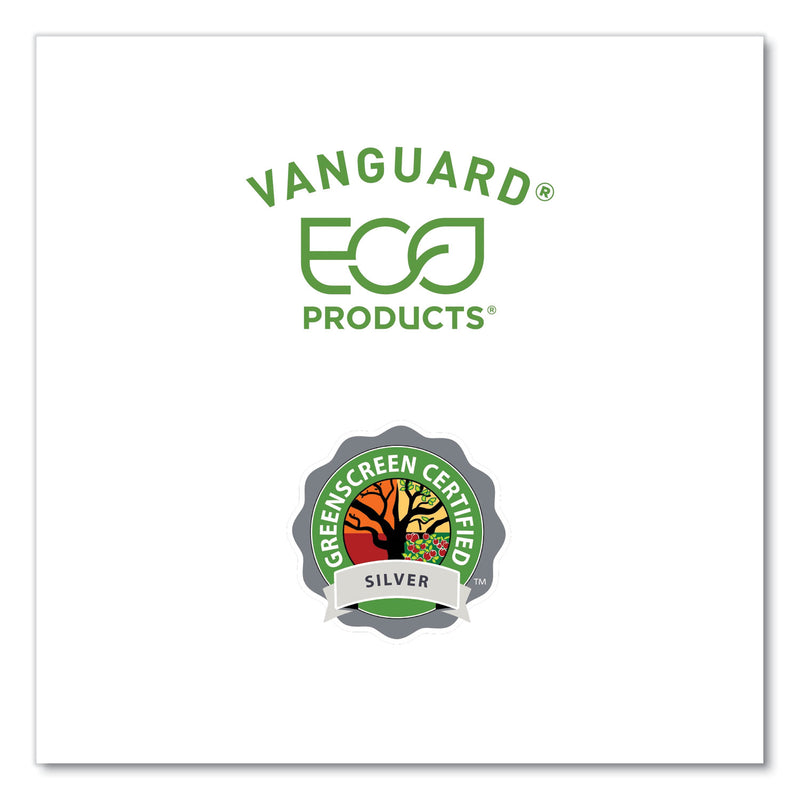 Eco-Products® Vanguard Renewable and Compostable Sugarcane Plates, 10 x 10, White, 250/Carton (ECOEPP023NFA) Case of 250