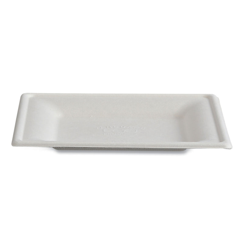 Eco-Products® Vanguard Renewable and Compostable Sugarcane Plates, 6 x 6, White, 500/Carton (ECOEPP021NFA) Case of 500