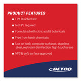 Betco Fight Bac RTU Disinfectant, Fresh Scent, 5 gal Pail (BET3900500) Each