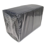 Morcon Paper Morsoft Beverage Napkins, 2-Ply, 9 x 9.5, Black, 1,000/Carton (MORVT522) Case of 1000