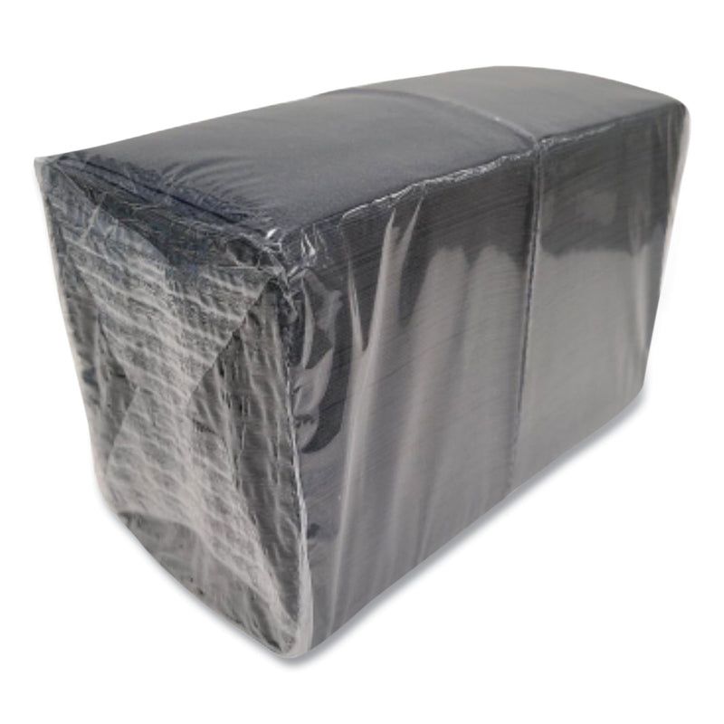 Morcon Paper Morsoft Beverage Napkins, 2-Ply, 9 x 9.5, Black, 1,000/Carton (MORVT522) Case of 1000