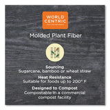 World Centric Fiber Bowls, 16 oz, 4.5" dia x 3.3"h, Natural, Paper, 500/Carton (WORBBSC16NLFP) Case of 500