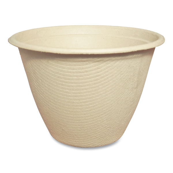 World Centric Fiber Bowls, 16 oz, 4.5" dia x 3.3"h, Natural, Paper, 500/Carton (WORBBSC16NLFP) Case of 500