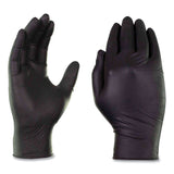 X3® by AMMEX® Industrial Nitrile Gloves, Powder-Free, X-Large, 3 mil Thick, 9.5" Long, Black, 100/Box, 10 Boxes/Carton (AXCBX348100) Case of 1000