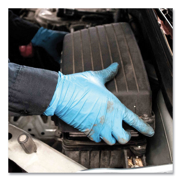 GloveWorks® by AMMEX® Industrial Nitrile Gloves, Powder-Free, XX-Large, 5 mil Thick, 9.5" Long, Blue, 100/Box, 10 Boxes/Carton (AXCINPF49100) Case of 1000