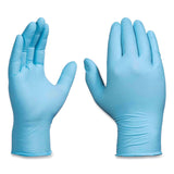GloveWorks® by AMMEX® Industrial Nitrile Gloves, Powder-Free, Small, 5 mil (Palm), 6 mil (Fingers), 9.5" Long, Blue, 100/Box, 10 Boxes/Carton (AXCINPF42100) Case of 1000