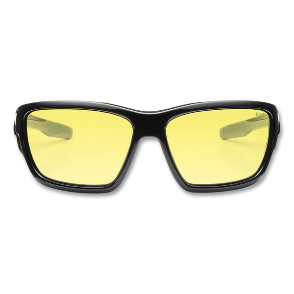 Skullerz BALDR Safety Glasses, Black Nylon Impact Frame, Yellow Polycarbonate Lens (EGO57050) Each