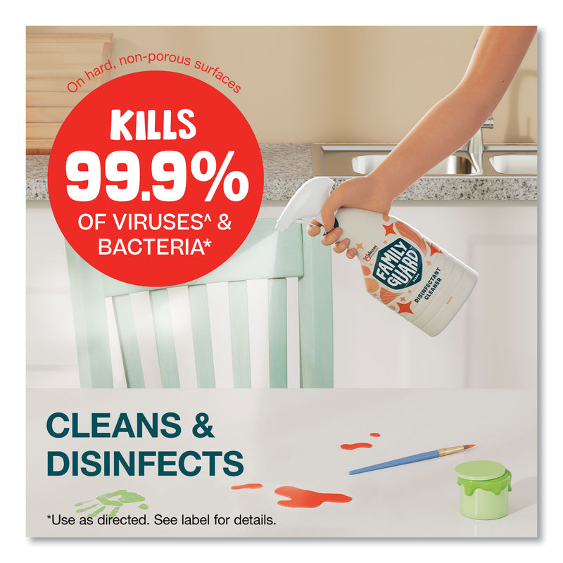 FamilyGuard Disinfectant, Citrus Scent, 32 oz Trigger Bottle, 8/Carton (SJN327159) Case of 8