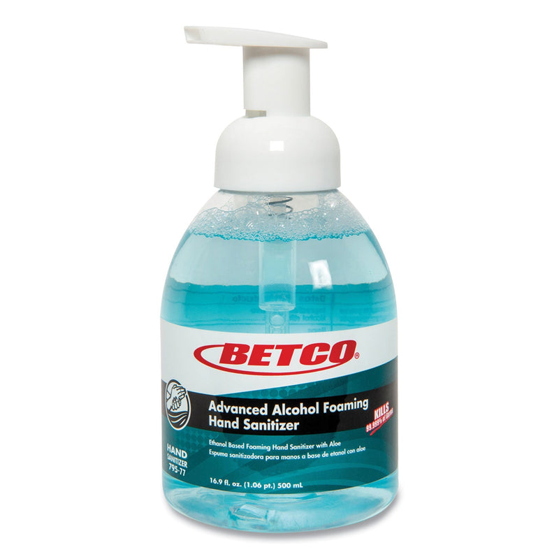 Betco® Clario Advanced Alcohol Foaming Hand Sanitizer, 16.5 oz, Pump Bottle, Citrus Scent, 12/Carton (BET795E900) Case of 12