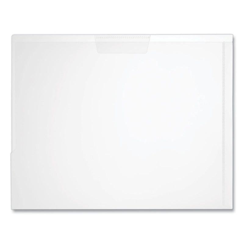 Universal Project Poly Jackets, Letter Size, Clear, 5/Pack (UNV50760) Pack of 5