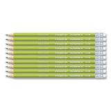 Staedtler Wopex Extruded Pencil, HB  (#2), Black Lead, Green Barrel, 10/Pack (STD182C10A6) Pack of 10