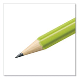 Staedtler Wopex Extruded Pencil, HB  (#2), Black Lead, Green Barrel, 10/Pack (STD182C10A6) Pack of 10