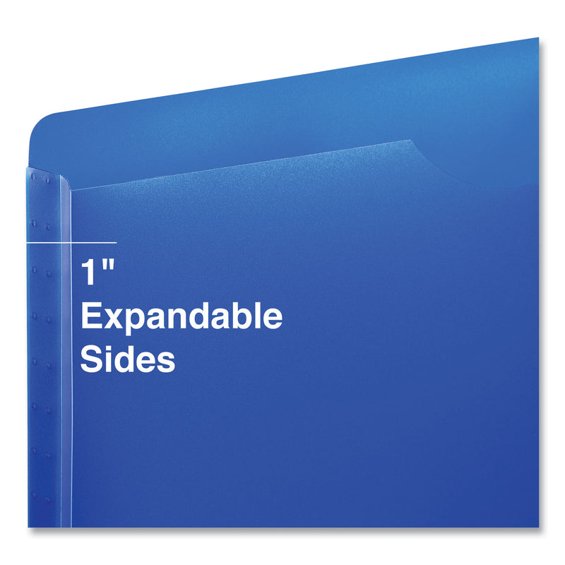 Universal Expanding Poly File Jackets, 1 Section, Straight Tab, Letter Size, Assorted, 10/Pack (UNV50750) Pack of 10