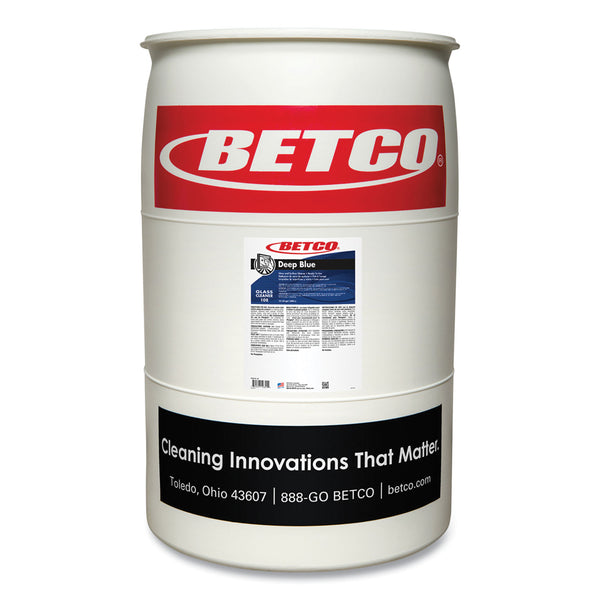 Betco® Deep Blue Glass and Surface Cleaner, 55 gal Drum (BET1085500) Each