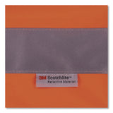 ergodyne® GloWear 8008 Class E Hi-Vis Leg Gaiters, Polyester with Polyurethane Coating, One Size Fits Most, Orange (EGO29081) 1 Pair
