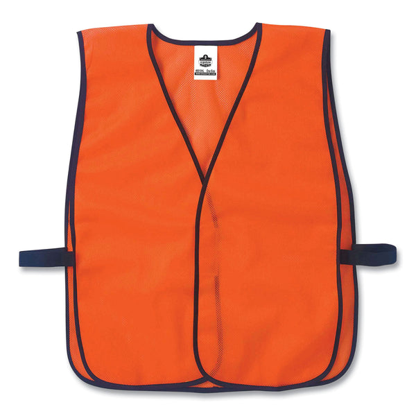 ergodyne® GloWear 8010HL Non-Certified Economy Vest, One Size Fits Most, Orange (EGO20010) Each