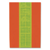 GloWear 8140BA Class 1 Breakaway Sash, Polyester, 3X-Large Plus, Orange (EGO27019) Each