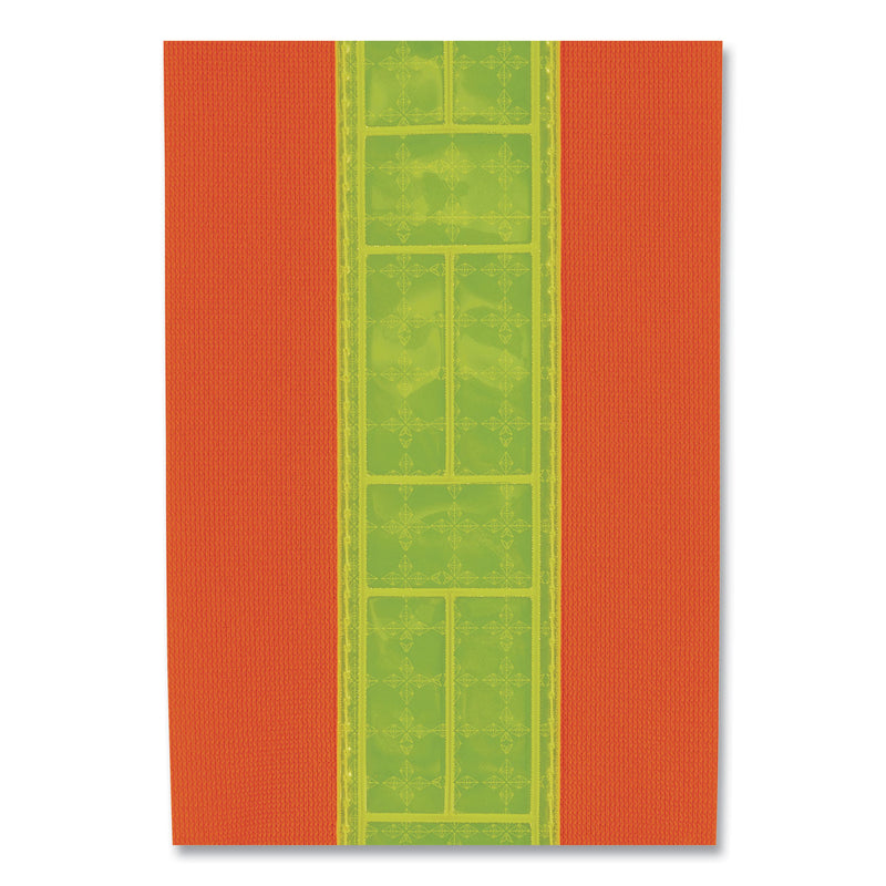 GloWear 8140BA Class 1 Breakaway Sash, Polyester, 3X-Large Plus, Orange (EGO27019) Each