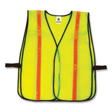 GloWear 8040HL Non-Certified Hi-Gloss Vest, Polyester, One Size Fits Most, Lime (EGO20080) Each