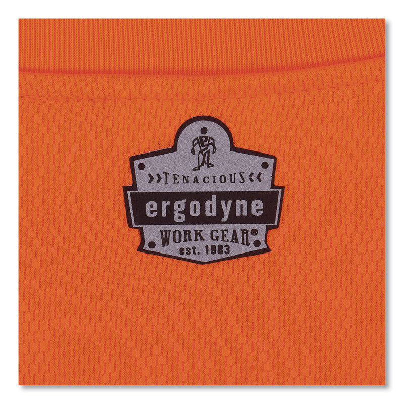 ergodyne® GloWear 8091 Non-Certified Hi-Vis Long Sleeve Shirt, X-Large, Orange (EGO21595) Each