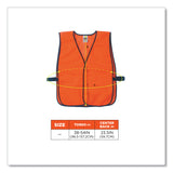 ergodyne® GloWear 8010HL Non-Certified Economy Vest, One Size Fits Most, Orange (EGO20010) Each