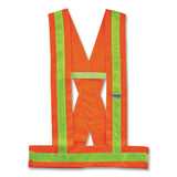 ergodyne® GloWear 8140BA Class 1 Breakaway Sash, Polyester, Medium/Large, Orange (EGO27017) Each