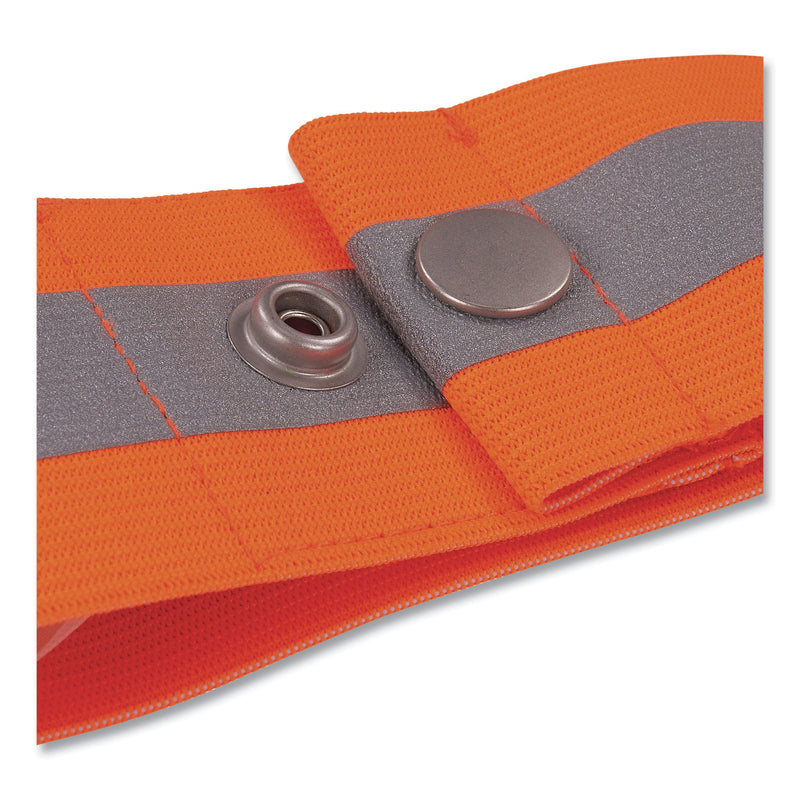ergodyne® GloWear 8001 Hi-Vis Arm and Leg Band with Snap Closure, Small/Medium, Orange (EGO29011) Each