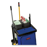 Rubbermaid® Commercial Heavy-Duty Cleaning Cart Caddy, 10 qt, Black, 6/Carton (RCPFG9T8200BLA) Case of 6