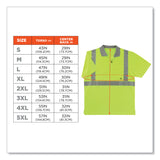 ergodyne® GloWear 8295 Class 2 Hi-Vis Polo Shirt, Large, Lime (EGO21644) Each