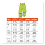 GloWear 8925 Class E Hi-Vis Thermal Pants, 5X-Large, Lime (EGO24459) Each