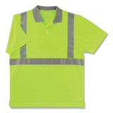 ergodyne® GloWear 8295 Class 2 Hi-Vis Polo Shirt, Small, Lime (EGO21642) Each