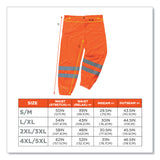 ergodyne® GloWear 8910 Class E Hi-Vis Pants, Large/X-Large, Orange (EGO22855) Each