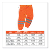 GloWear 8910 Class E Hi-Vis Pants, 4X-Large/5X-Large, Orange (EGO22859) Each