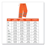 ergodyne® GloWear 8925 Class E Hi-Vis Thermal Pants, 2X-Large, Orange (EGO24446) Each