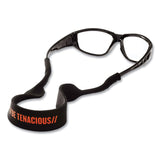 Skullerz 3275 Neoprene Eyewear Lanyard, Neoprene Slide Fastener, 16" Long, Black (EGO19402) Each