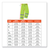 GloWear 8925 Class E Hi-Vis Thermal Pants, Medium, Lime (EGO24453) Each